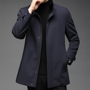 F3390钱塘2020-1秋冬男士水貂毛立领獭兔内胆休闲商务大衣P850图片