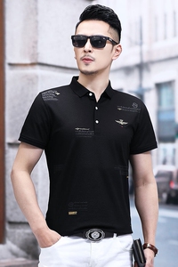 B8311钱塘2020-1夏季男士时尚短袖polo衫T恤翻领男装商务休闲P58图片