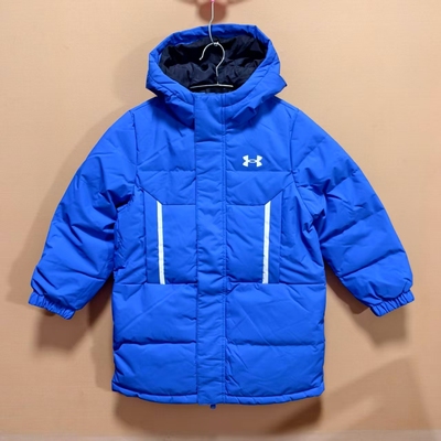 安德玛男童中长款羽绒服