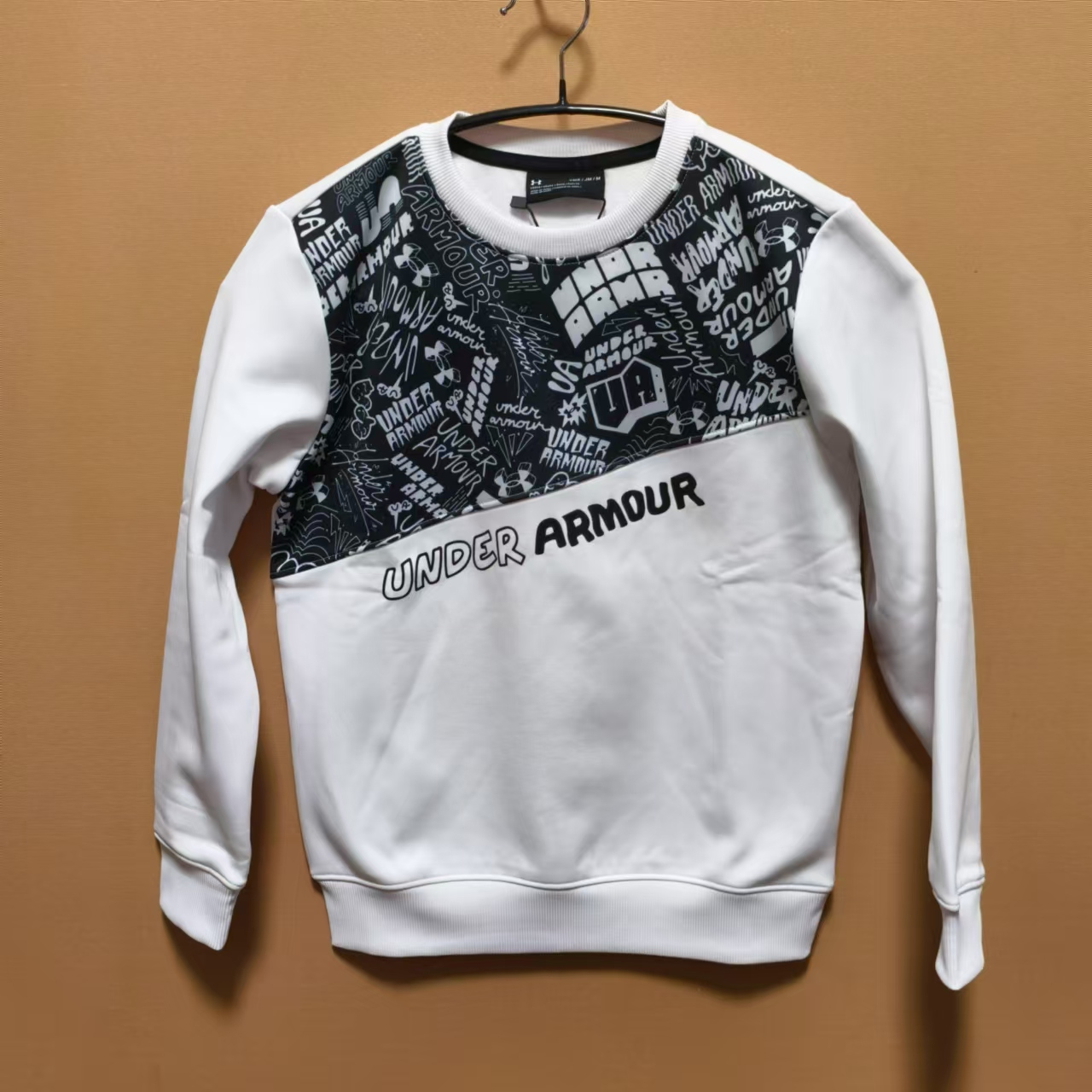 安德玛男童冬季加绒卫衣