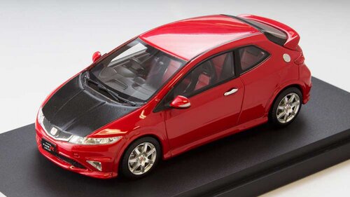 1/43 本田 Honda Civic 思域 Type R euro (FN2)紅色樹脂跑車模型
