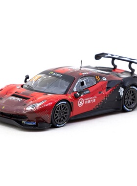 1/64 TARMAR法拉利 Ferrari 488 GT3 Macau GT Cup 合金跑車模型