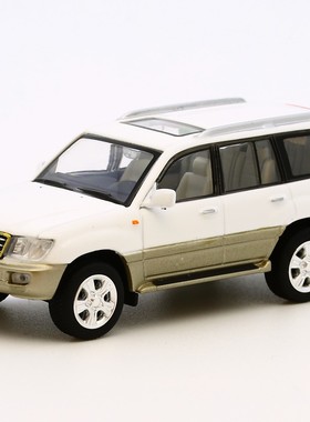 1/64 HIKASI Toyota Land Cruiser LC100 豐田越野車-白色