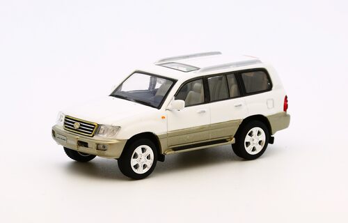 1/64 HIKASI Toyota Land Cruiser LC100 豐田越野車-白色