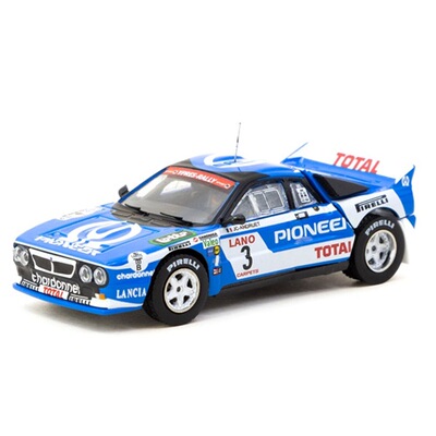 1/64 TARMAC Lancia蘭吉雅 037 Rally 合金跑車模型汽車擺件