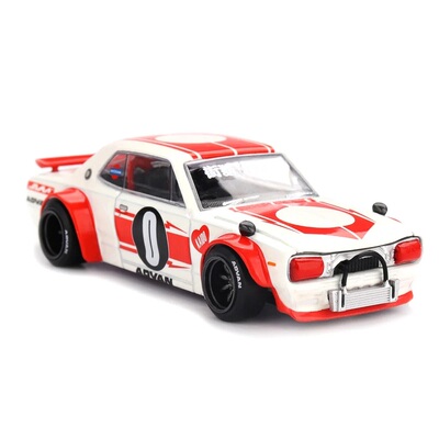 1/64 MINI GT日產Skyline 2000GT-R KPGC10 Kaido Works V2合金車