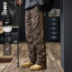 加绒加厚伞兵冲锋裤 90白鸭绒冬季 秋冬 男士 大码 户外御寒美式 羽绒裤