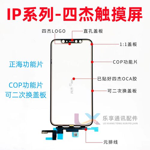 适用XR11代XSMax四杰触摸屏