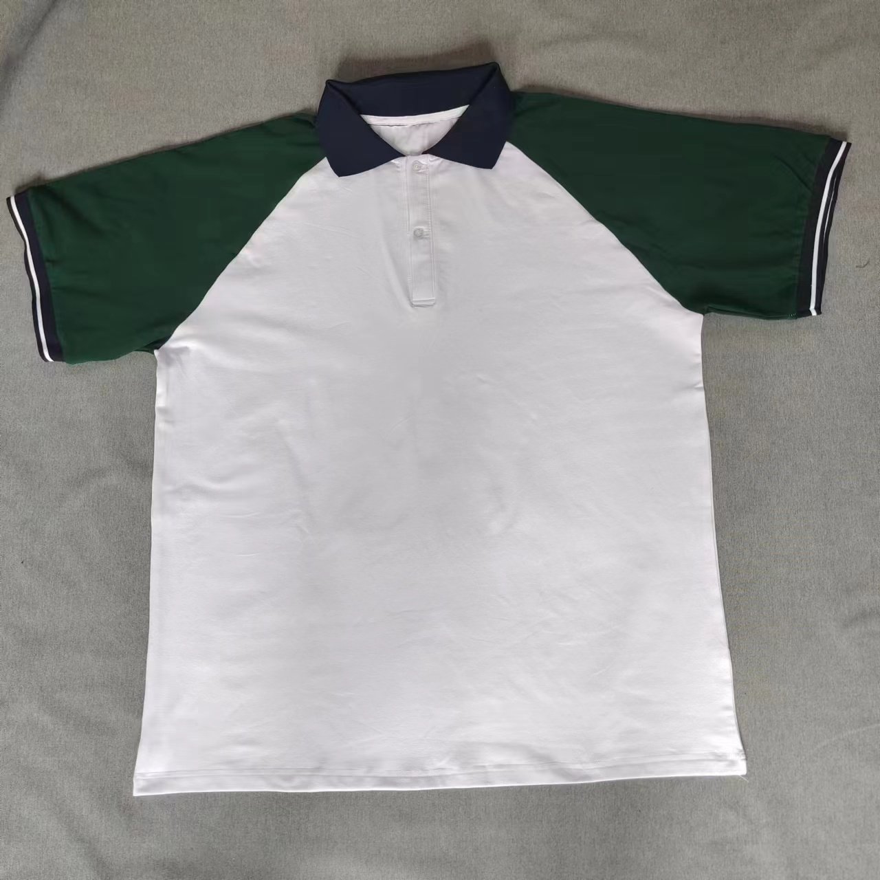 定做夏季男女同款上衣短袖学院风白色拼墨绿色插肩袖T恤衫POLO衫,女装/女士精品,POLO衫,淘宝优惠券,粉丝福利购,淘宝优惠卷