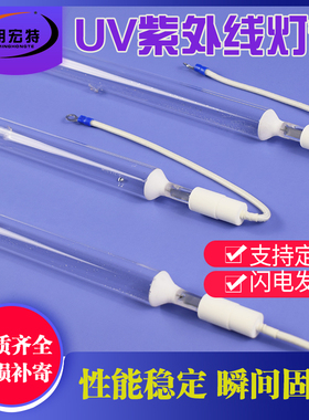 UV固化灯紫外线灯管高压汞灯油墨印刷UV无影胶光固化灯水银1KW2K3
