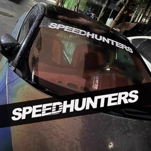 前挡风车贴后窗玻璃贴纸改装 UNIV思域SPEEDHUNTERS速度猎人遮挡光