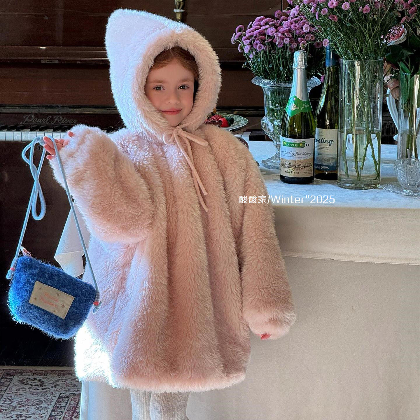 女童可爱套头连帽毛毛衣冬季新品韩系女宝宝保暖加绒外套洋气时髦,童装/婴儿装/亲子装,普通外套,淘宝优惠券,粉丝福利购,淘宝优惠卷