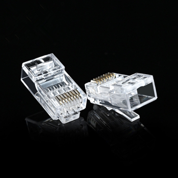 特价压不坏的超五类超六类工程镀金水晶头,RJ45水晶头,网络水晶头