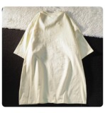 纯棉美式街头印花短袖T恤男女情侣夏季潮牌圆领体恤102B-T090P30，男装T恤，星座102B