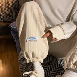 灯芯绒哈伦裤男女秋冬加绒加厚学生韩版休闲裤102B-K251P45加绒50，男装休闲裤，星座102B