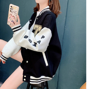 加厚棉秋冬高街潮流宽松夹克男女棒球服潮牌外套102B-JK8137P88图片