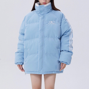 情侣款2025潮条纹棉服面包服男女宽松冬加厚外套102B-M1315P95图片