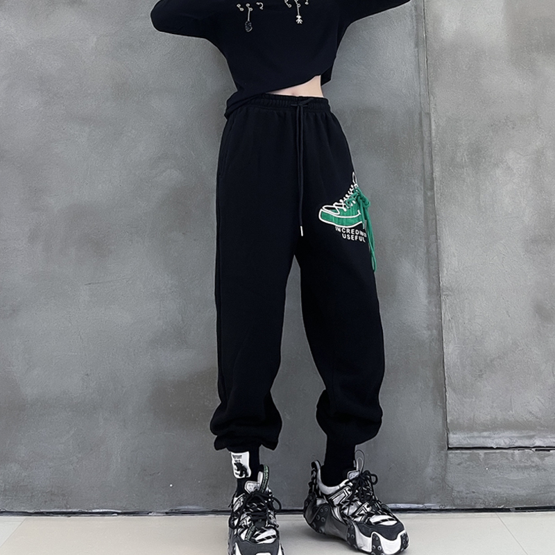 宽松跳舞束脚卫裤嘻哈hiphop高腰立体3D休闲运动裤102B-K636P40,男装休闲裤,星座102B