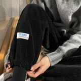 灯芯绒哈伦裤男女秋冬加绒加厚学生韩版休闲裤102B-K251P45加绒50，男装休闲裤，星座102B