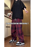 红色格加绒