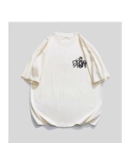 纯棉夏小众设计男女情侣印花宽松休闲百搭短袖上衣102B-T0537P30，男装T恤，星座102B