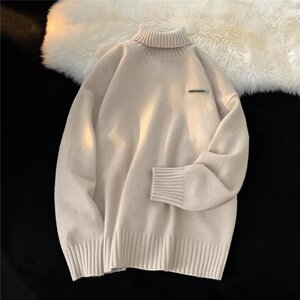 高领毛衣男女秋冬内搭打底衫上衣绿色针织衫毛衣潮102B-M1201P55图片