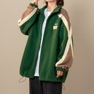秋25原版宽松拉链潮流夹克男女长袖上衣外套情侣102B-JK6765P68图片