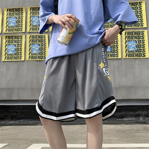 原版螺纹网眼布运动裤夏款篮球服裤子学生韩版跑步裤102B-K270P30图片