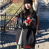刺绣毛呢外套女款春秋季飞行夹克高级感情侣棒球服102B-JK3387P75，男装夹克，星座102B