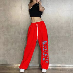 秋2025欧美跨境外贸高腰束脚宽松跳舞hiphop运动裤102B-K735P38图片