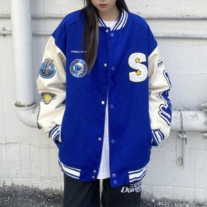 2024春秋棒球服宽松克莱因蓝外套工装休闲夹克男女102B-JK8002P75图片