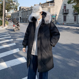 冬大货主推帅气连帽车明线情侣中长款宽松羽绒服男102B-Y8868P180，男装羽绒服，星座102B