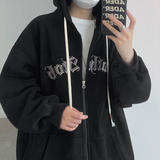 华棉复合后包高街卫衣开衫oversize宽松复古上衣秋冬102B-W123P48，男装卫衣，星座102B