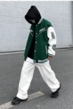 秋棒球服秋冬高街设计小众vintage美式街头外套男102B-W88001P75，女装短外套，星座102B