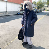 冲量降价加厚帅气连帽车明线情侣中长款宽松羽绒服102B-Y8868P175，男装羽绒服，星座102B