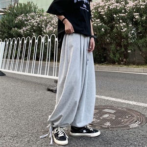 2024秋ins复古街头灯笼裤阔腿抽绳宽松束脚裤男女102B-K353P40图片