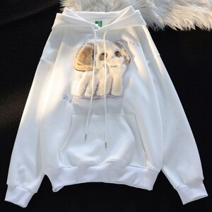 2025秋后包领双层帽仿棉华棉复合卫衣植绒上衣外套102B-W6753P48图片