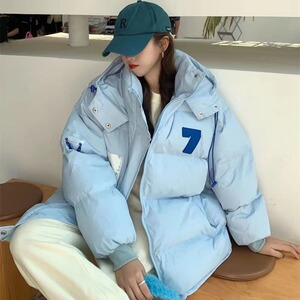 冬季情侣款25面包服加厚保暖棉衣棉服港风短款外套102B-M1320P88图片