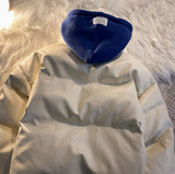 秋冬假两件棉服男宽松时尚连帽棉袄PU皮潮牌棉衣外套102B-M838P95，男装棉衣，星座102B