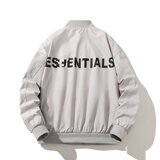 秋季潮牌字母飞行员夹克男女美式复古简约棒球服外套102B-W085P78，男装夹克，星座102B