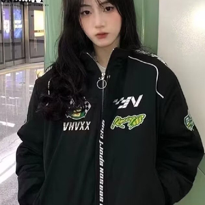 秋25潮机车夹克外套男女潮牌外套防风休闲棒球服102B-JK6579P75图片