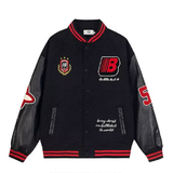 秋2025原版流行简约时尚徽章毛巾绣棒球服日系潮流102B-JK8832P78，女装职业装，星座102B