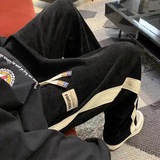 灯芯绒条纹高街裤秋潮牌复古运动裤宽松直筒休闲裤102B-K4245P50，女装休闲裤，星座102B