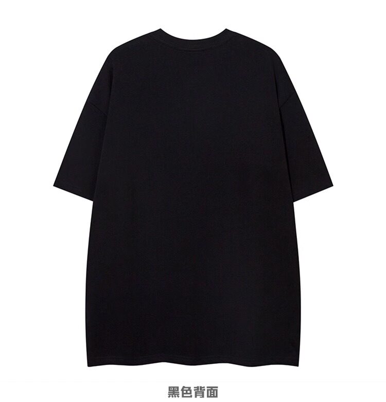 纯棉夏季新款坐立猫咪项链短袖印花上衣T恤男女102B-T0214P30,男装T恤,星座102B