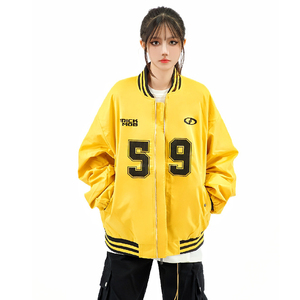 秋2025韩系棒球服外套美式慵懒chic情侣夹克男女潮102B-JK834P78