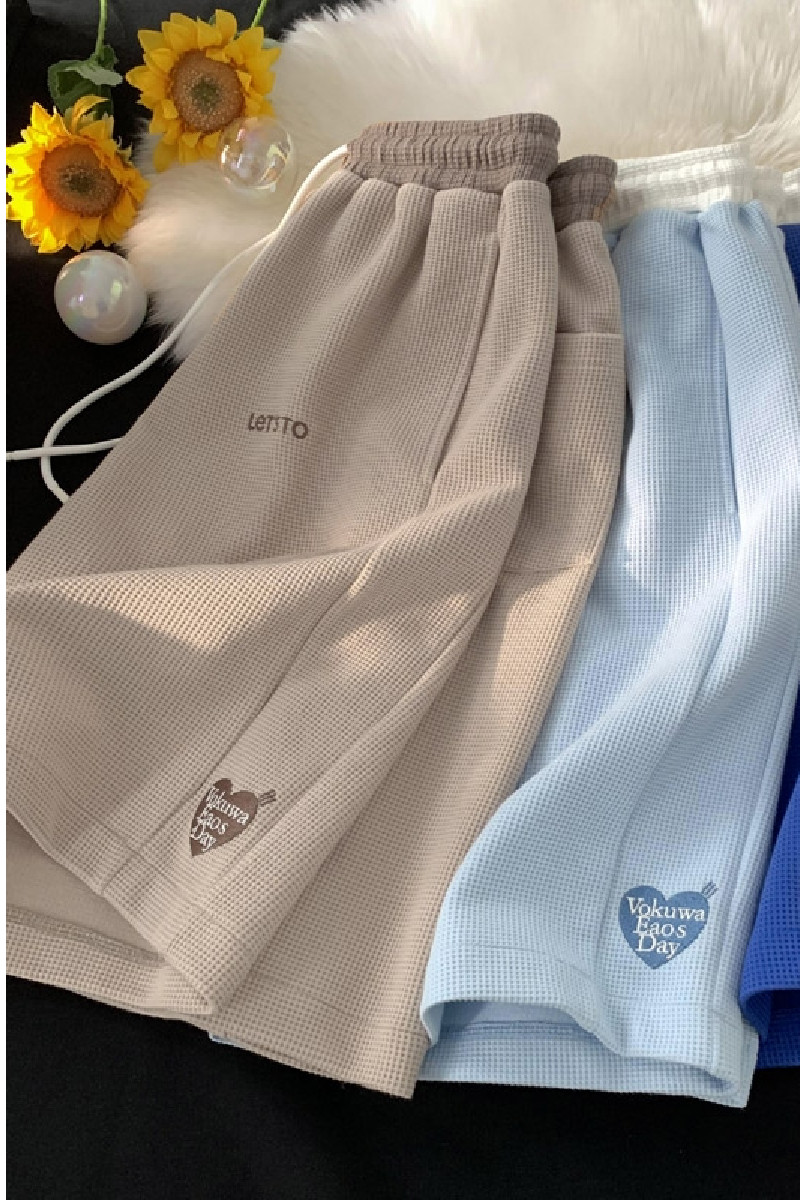 刺绣短裤夏新款学生韩版休闲运动五分裤ins宽松中裤102B-K210P30,男装休闲裤,星座102B