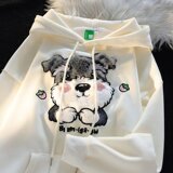 2023包领双层帽华棉复合秋款卫衣男女狗狗植绒外套102B-W6692P48，男装卫衣，星座102B
