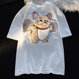 纯棉后包条精梳紧密新款短袖t恤女植绒天猫抖音质量102B-T9402P33，男装T恤，星座102B