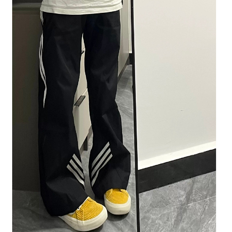 秋2025美式机能三条杠冲锋裤韩版休闲裤运动裤男女102B-K2514P40,女装休闲裤,星座102B