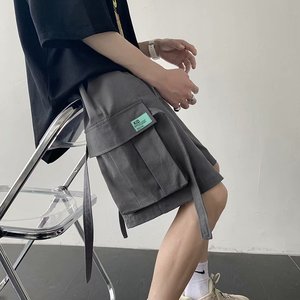 夏季潮牌短裤男士裤短裤韩版潮流五分休闲裤工装裤102B-K2416P30图片